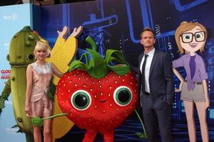 LOS ANGELES - SEP 21 - Anna Faris, Neil Patrick Harris at the Cloudy With A Chance of Meatballs 2 Los Angeles Premiere at Village Theater on September 21, 2013 in Westwood, CA photo