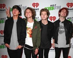 LOS ANGELES - DEC 5 - 5 Seconds of Summer at the KIIS FM s Jingle Ball 2014 at the Staples Center on December 5, 2014 in Los Angeles, CA photo