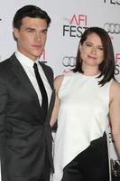 LOS ANGELES - NOV 12 - Finn Wittrock, Sarah Roberts at the AFI Fest 2015 - Presented by Audi - The Big Short Gala Screening at the TCL Chinese Theater on November 12, 2015 in Los Angeles, CA photo