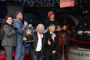 LOS ANGELES - OCT 16   Lance Bass, Sir RIchard Branson, Ben Harper at the Sir Richard Branson Star Ceremony on the Hollywood Walk of Fame on October 16, 2018 in Los Angeles, CA photo