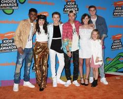 LOS ANGELES - MAR 24   Hunter Street Cast, Wilson Radjou-Pujalte, Kyra Isako Smith, Kate Bensdorp, Daan Creyghton, Thomas Jansen, MaeMae Renfrow, Stony Blyden at the 2018 Kid s Choice Awards at Forum on March 24, 2018 in Inglewood, CA photo