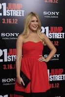 LOS ANGELES - MAR 13 - Renee Olstead arrives at the 21 Jump Street Premiere at the Graumans Chinese on March 13, 2012 in Los Angeles, CA photo