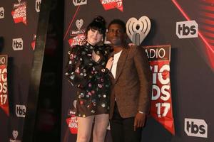 LOS ANGELES - MAR 5 - Noah Cyrus, Labrinth at the 2017 iHeart Music Awards at Forum on March 5, 2017 in Los Angeles, CA photo