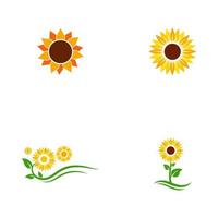 sunflower vector icon design