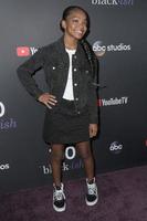 los angeles - 10 de noviembre - marsai martin en la celebración del episodio 100 de black-ish en los estudios walt disney el 10 de noviembre de 2018 en burbank, ca foto