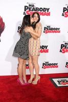 LOS ANGELES - MAR 5 - Ariel Winter, Shanelle Workman at the Mr.Peabody and Sherman Premiere at Village Theater on March 5, 2014 in Westwood, CA photo