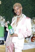 LOS ANGELES - JUN 13 - Diamond White with S. Pellegrino 120 Year Anniversary Limited Edition Diamond Bottle at the 48th Daytime Emmy Awards Gifting Photos - June 13 at the ATI Studios on June 13, 2021 in Burbank, CA