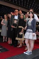 LOS ANGELES - APR 5 - Adam West, Family at the Adam West Hollywood Walk of Fame Star Ceremony at Hollywood Blvd. on April 5, 2012 in Los Angeles, CA photo