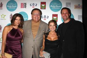 LOS ANGELES - AUG 15 - Andrea Navedo, Paul Sorvino, Renee Props, Michael Sorvino at the 9th Annual HollyShorts Film Festival Opening Night at the TCL Chinese 6 Theaters on August 15, 2013 in Los Angeles, CA photo