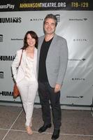 LOS ANGELES - JUN 20  Leslie Urdang, Jon Tenney at the Humans Play Opening Night at the Ahmanson Theatre on June 20, 2018 in Los Angeles, CA photo