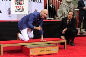LOS ANGELES - DEC 14 - Pitbull at the Pitbull Hand and Footprint Ceremony at the TCL Chinese Theater IMAX on December 14, 2018 in Los Angeles, CA photo