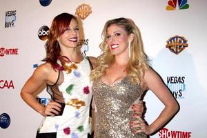 LOS ANGELES - DEC 4 - Amy Paffrath, Rebecca Zamolo at the Junior Hollywood Radio and Television 2013 Society Holiday Party at Lure Nightclub on December 4, 2013 in Los Angeles, CA photo