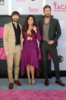 LAS VEGAS - APR 2   Dave Haywood, Hillary Scott, Charles Kelley at the Academy of Country Music Awards 2017 at T-Mobile Arena on April 2, 2017 in Las Vegas, NV photo