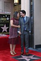 LOS ANGELES - NOV 30 - Vanessa Nadal, Lin-Manuel Miranda at the Lin-Manuel Miranda Star Ceremony on the Hollywood Walk of Fame on November 30, 2018 in Los Angeles, CA photo