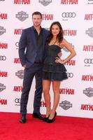vLOS ANGELES - JUN 29 - Derek Theler, Christina Ochoa at the Ant-Man Los Angeles Premiere at the Dolby Theater on June 29, 2015 in Los Angeles, CA photo