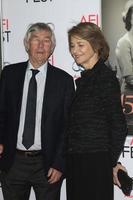 LOS ANGELES - NOV 11 - Tom Courtenay, Charlotte Rampling at the Tribute to Charlotte Rampling and Tom Courtenay - Screening of 45 Years at the TCL Chinese Theater on November 11, 2015 in Los Angeles, CA photo