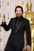 LOS ANGELES - 27 - Christian Bale in the Press Room at the 83rd Academy Awards at Kodak Theater, Hollywood and Highland on February 27, 2011 in Los Angeles, CA photo