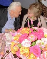LOS ANGELES - MAY 4   Kirk Douglas, Anne Douglas at the 25th Anniversary of the Anne Douglas Center at the LA Mission on May 4, 2017 in Los Angeles, CA photo