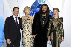 LOS ANGELES - DEC 12 - Patrick Wilson, Nicole Kidman, Jason Momoa, Amber Heard at the Aquaman Premiere at the TCL Chinese Theater IMAX on December 12, 2018 in Los Angeles, CA photo