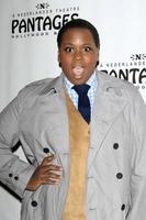 LOS ANGELES - JAN 15 - Alex Newell arrives at the opening night of Peter Pan at Pantages Theater on January 15, 2013 in Los Angeles, CA photo