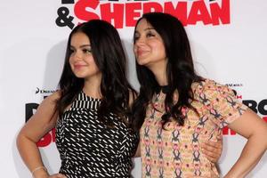 LOS ANGELES - MAR 5 - Ariel Winter, Shanelle Workman at the Mr.Peabody and Sherman Premiere at Village Theater on March 5, 2014 in Westwood, CA photo