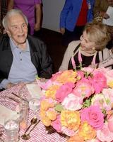 LOS ANGELES - MAY 4   Kirk Douglas, Anne Douglas at the 25th Anniversary of the Anne Douglas Center at the LA Mission on May 4, 2017 in Los Angeles, CA photo
