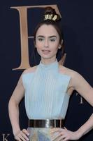 LOS ANGELES - MAY 8  Lily Collins at the Tolkien LA Special Screening at the Village Theater on May 8, 2019 in Westwood, CA photo