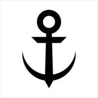 simple anchor sign icon vector