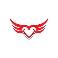 wing Falcon Logo Template vector