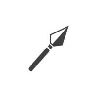 Spear vector illustration icon Template