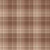 Seamless pattern in interesting cozy beige and brown colors for plaid, fabric, textile, clothes, tablecloth and other things. Vector image.