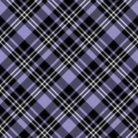 Seamless pattern in interesting black, white and violet colors for plaid, fabric, textile, clothes, tablecloth and other things. Vector image. 2