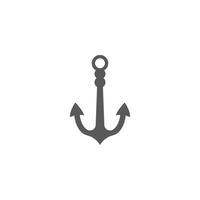 Anchor icon Logo Template vector