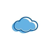 Cloud template vector