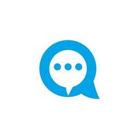 Speech bubble icon vector illustration