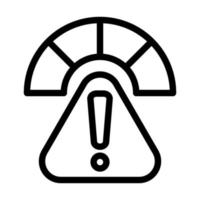 Acceptable Risk Icon Design vector