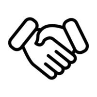 Handshake Icon Design vector