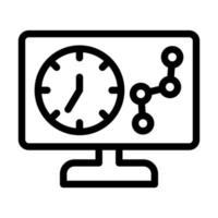 diseño de icono de línea de tiempo vector