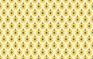 Colorful ikat pattern, ethnic oriental ikat seamless art style. Design for background, carpet, wallpaper, clothing, wrapping, Batik, fabric, backdrop, sarong, and Vector illustration. embroidery style