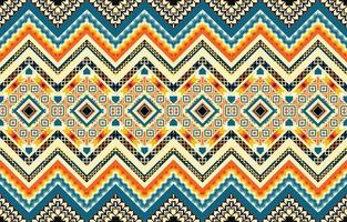 Geometric ethnic pattern seamless colorful oriental. seamless pattern. Design for fabric, curtain, background, carpet, wallpaper, clothing, wrapping, Batik, fabric, linoleum, Vector illustration.