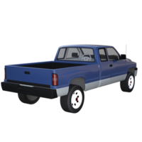 Pick up car 3d rendering png