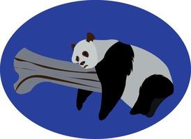 panda durmiendo vector plano descarga gratuita