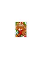 Merry Christmas holiday wish vector greeting card