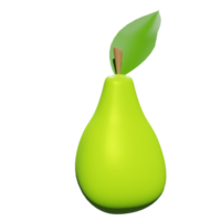 3d Peer fruit. png