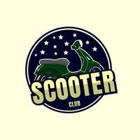 Vector illustration, Scooter community symbol