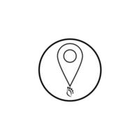 location plan location icon image illustration vector design