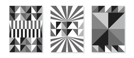 cartel de ojo de bauhaus abstracto conjunto mínimo vector