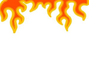 Flame Background Vector Art illustration designs