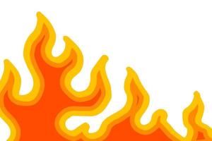 Flame Background Vector Art illustration designs