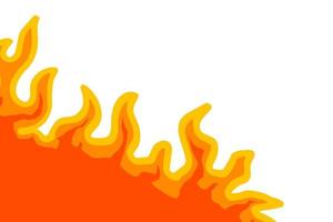 Flame Background Vector Art illustration designs